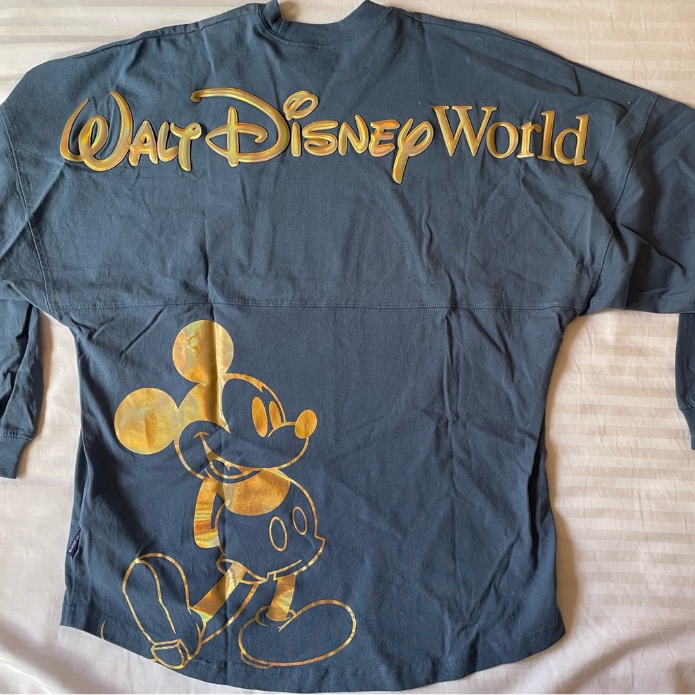 Walt Disney World 50th Mickey Mouse EARidescent Spirit Jersey Small